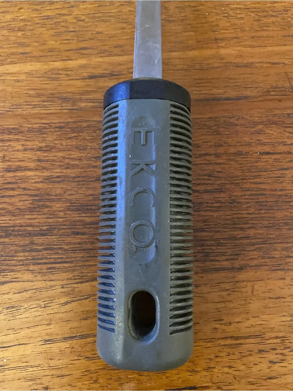 Ekco Stainless Steel Turner with Black thick Nylon Grip